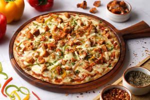 Chicken Tikka Pizza ( No Maida, Gluten Free)