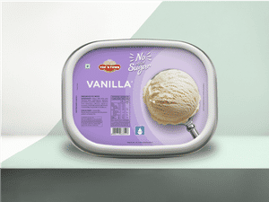 No Added Sugar Vanilla Ice Cream Tub [700 Ml]