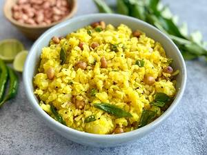 Maharashtrian Poha Homestyle (Vegan)