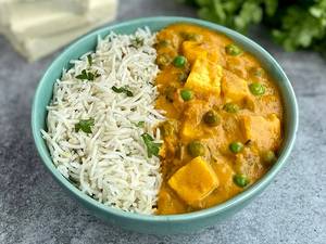 Matar Paneer & Jeera Rice Bowl