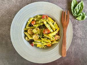 Creamy Basil Pesto Pasta