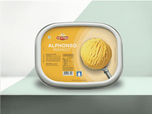 Alphonso Mango Ice Cream Tub [700 Ml]