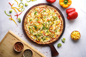 Farmhouse Pizza ( No Maida, Gluten Free)