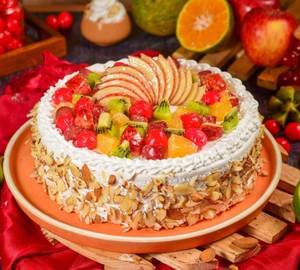 Fresh fruit cake