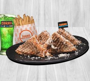 Veg. Cheese Grilled Sandwich (2 Layer) +  French Fries + Any Mojito