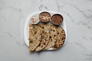 Aloo Kulcha Thali