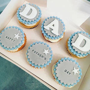 Fathers Day Cupcakes Box Of 6