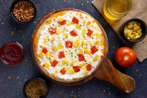 Tomato And Corn Pizza