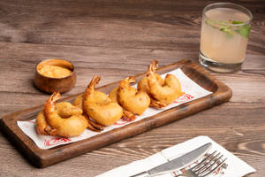 Beer Battered Prawns 