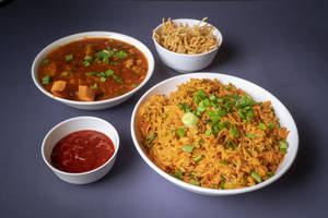 Veg Triple Schezwan Fried Rice