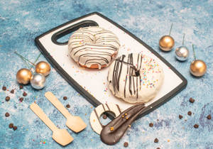 White Chocolate Filled Donut ( Pack Of 2)  