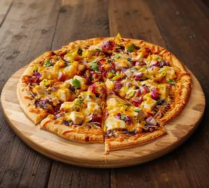 Chicken loaded pizza