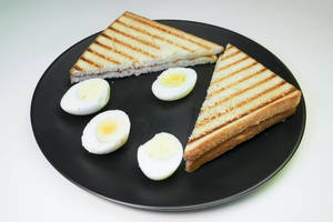 Bread Toast With Boiled Egg