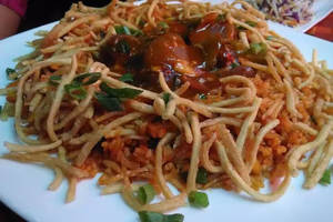 Chicken Manchow Soup + Crispy Chicken(half) + Chicken Chopper Fried Rice(half) Coke 200ml