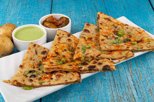 Aloo pyaz paratha