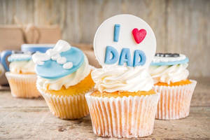 Father's Day Cupcake Box Of 4