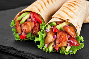 Paneer Mexican Shawarma