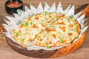 Cheese Onion Capsicum Pizza