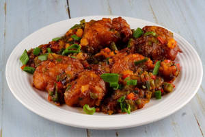 Burnt Garlic Chilli Chicken