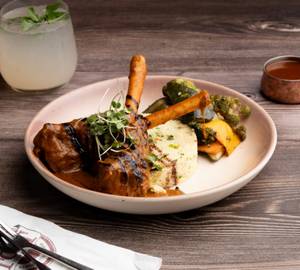 Red Wine Braised Lamb Shanks