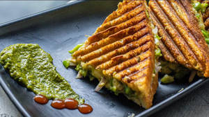Paneer Chilli Toast