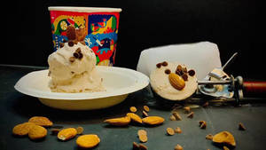 Choco Almond Ice Ceam (Party Pack 1 Ltr)