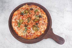 Chicken Cheese Burst Pizza ( 9 Inch )