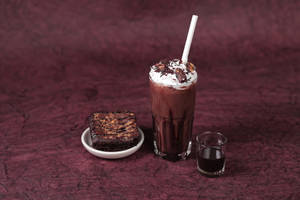 Hazelnut Brownie Thick Shake