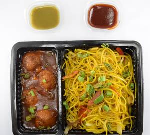 Veg Manchurian + Noodles
