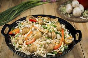Mushroom noodles
