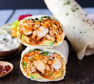 Spicy chicken wrap