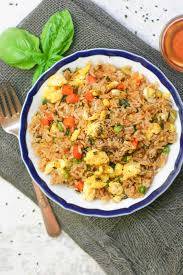 Fried rice with chilli chicken [4 pieces]