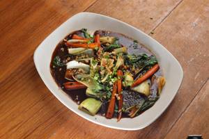 Wok Tossed Baby Pak Choi And Carrot Black Bean