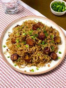 Paneer popcorn maggi