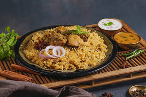 Hyderabad Chicken Bagara Biryani