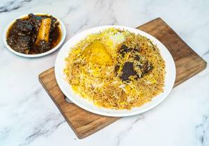 Mutton Kosha With Mutton Biryani (1 Plate)