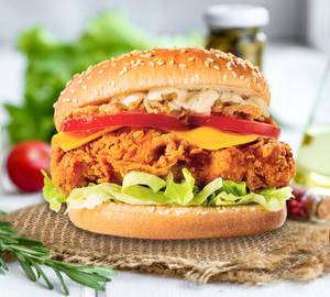 Chicken tandoori burger