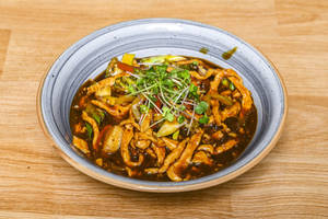 Shredded Chicken Black Pepper Sauce