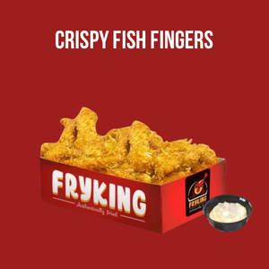Crispy Fish Fingers With Garlic Dip