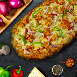 Chicken Makhani Pizza.