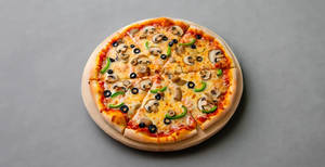 Corn & Mushroom Pizza