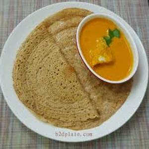 Godhumai Dosai with Fish Gravy