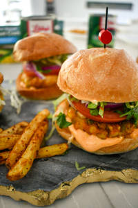 Masala Cheese Burger