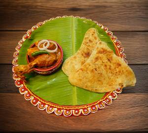 Paratha And Chicken Kosa Combo