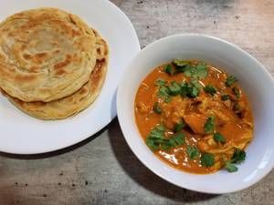 Tawa Chicken with 2 Lachha Paratha