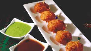 Cheesy Mushroom Fritters 