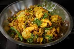 Prawn chilli 