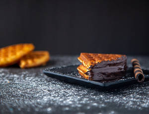 Belgian Chocolate Dark Waffle