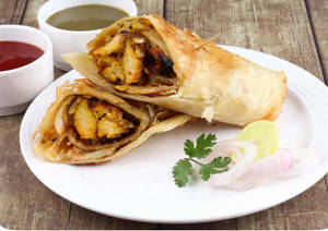 Chicken Chilli Kathi Roll