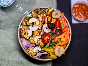 Keto Grilled Paneer Salad